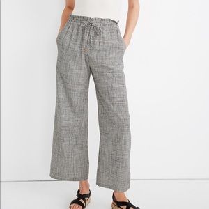 Smocked Huston Pull-On Pants in Mini Check